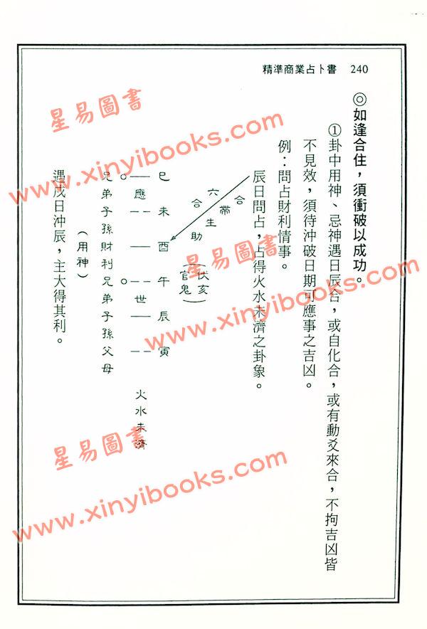 王士文：精准商业占卜全书 書有黃斑