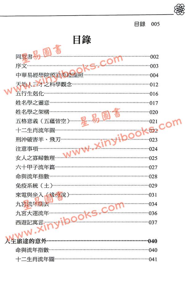 思普居士：姓名吉凶VS流年实例